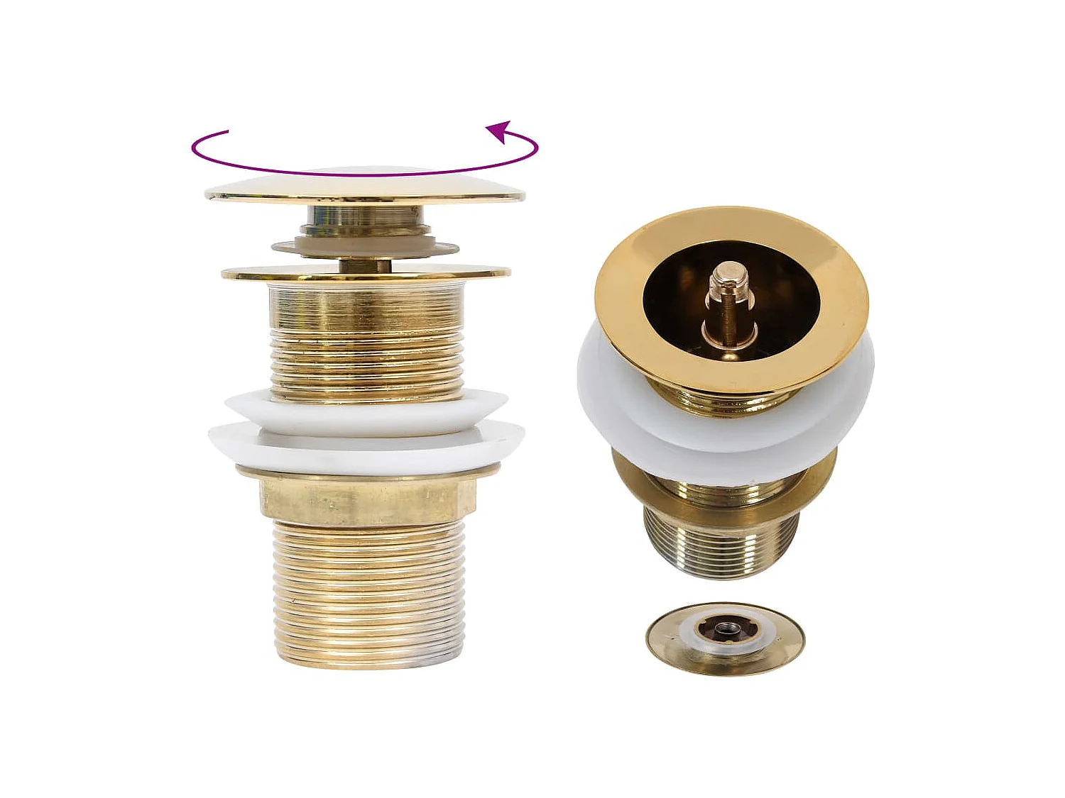 Pia de banheiro com torneira e ralo pop-up lavatório de bancada lavatório de banheiro diâmetro 42 cm vidro temperado 02_0002861