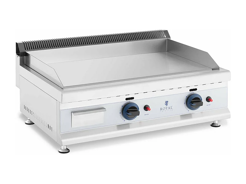 Plancha à gaz naturel argenté 60 x 80 x 32 cm 14_0004036