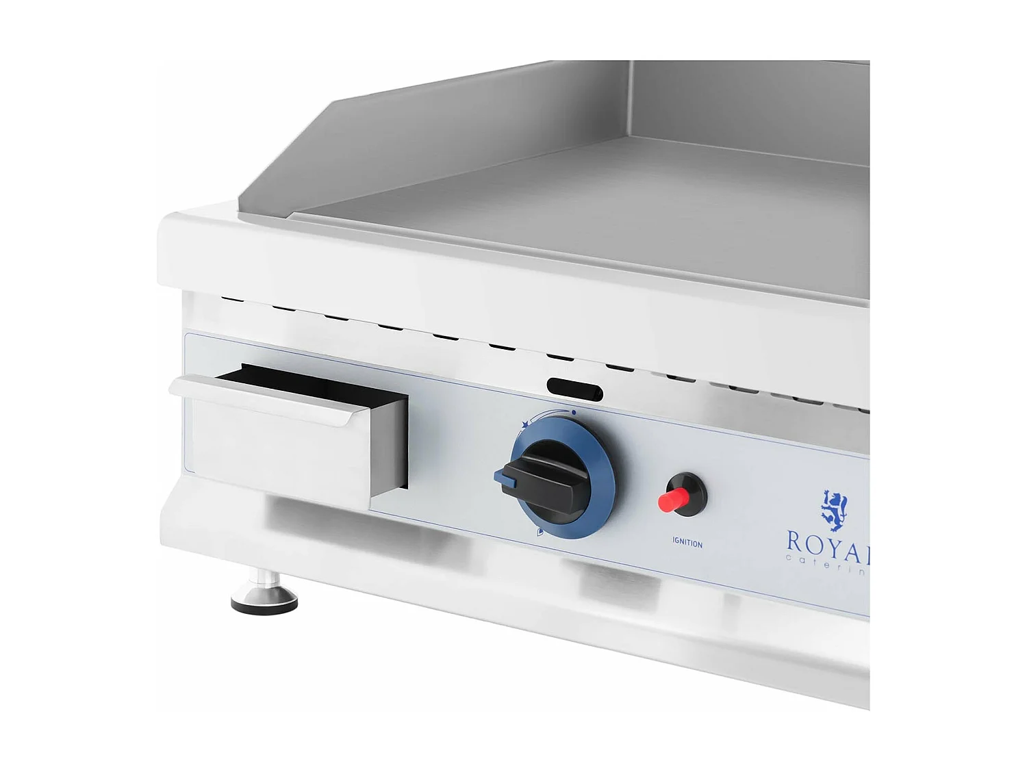 Plancha à gaz naturel argenté 60 x 80 x 32 cm 14_0004036