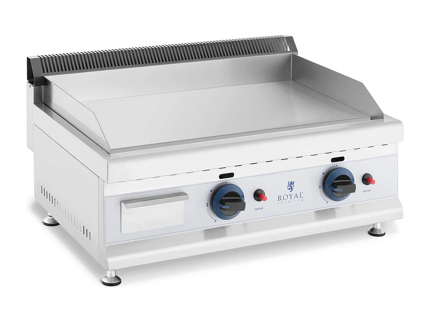 Plancha à gaz en argenté 59 x 65 x 32 cm 14_0004038