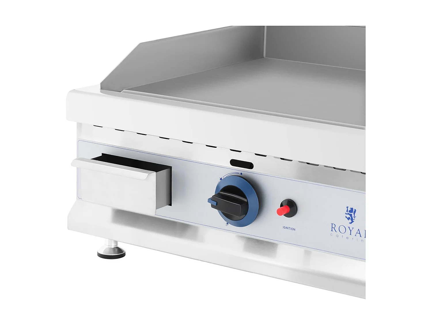 Plancha à gaz en argenté 59 x 65 x 32 cm 14_0004038