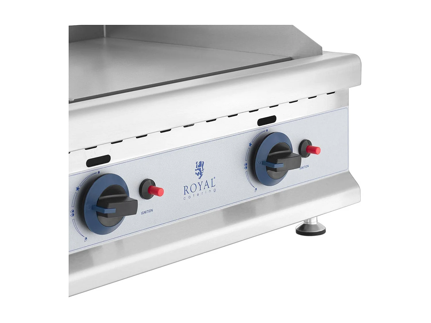 Plancha à gaz en argenté 59 x 65 x 32 cm 14_0004038