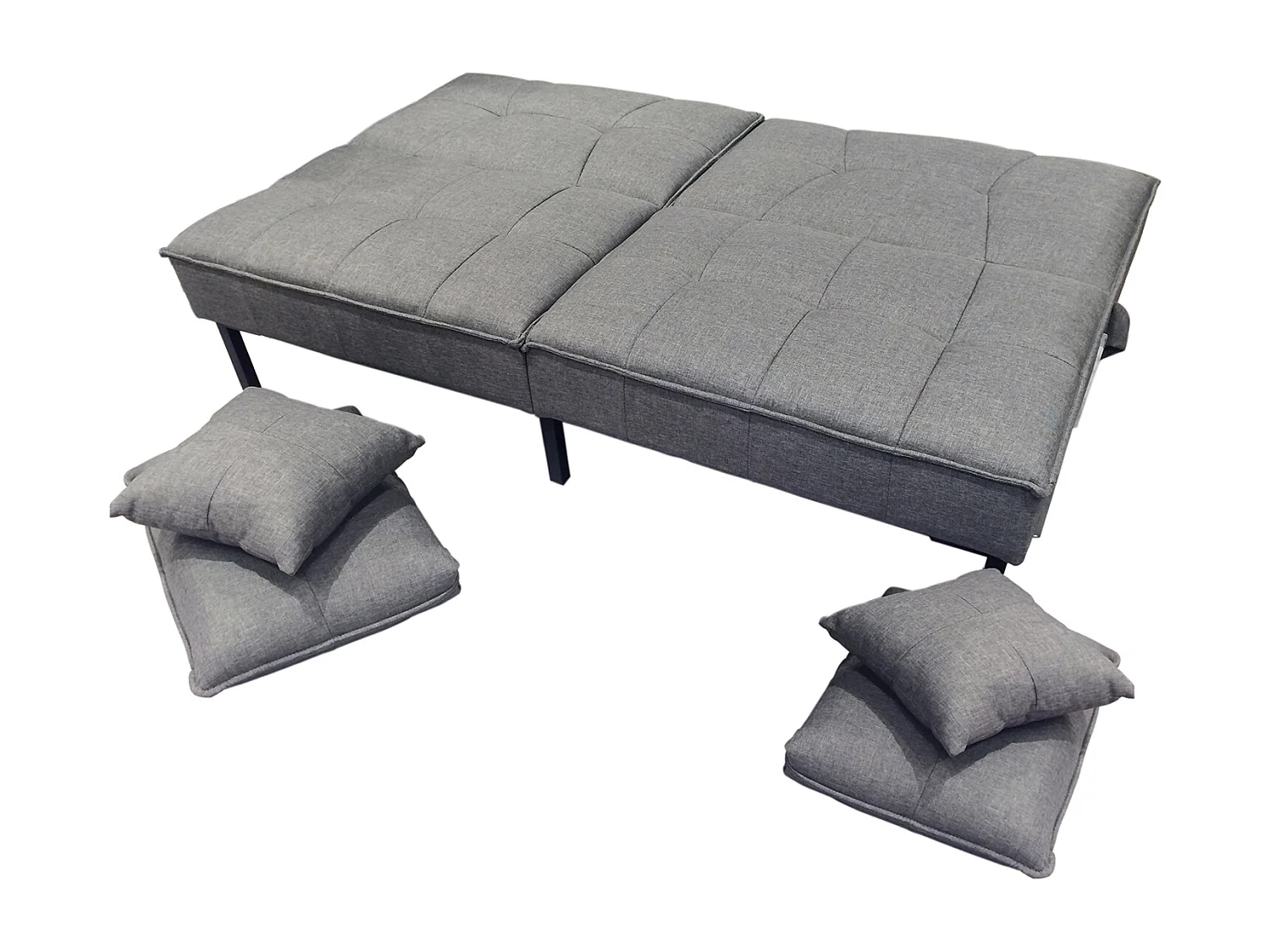 Canape Convertible Gris Gris