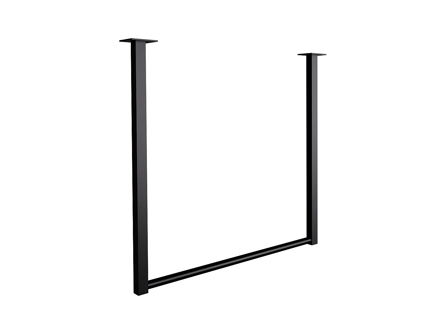 Portant à vêtement - Métal - 60x60 cm - Noir - Fenton