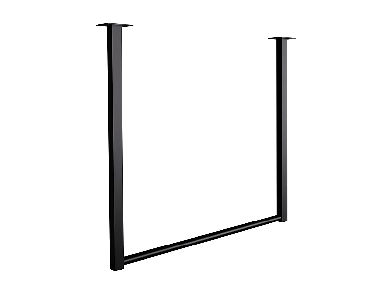 Portant à vêtement - Métal - 60x60 cm - Noir - Fenton