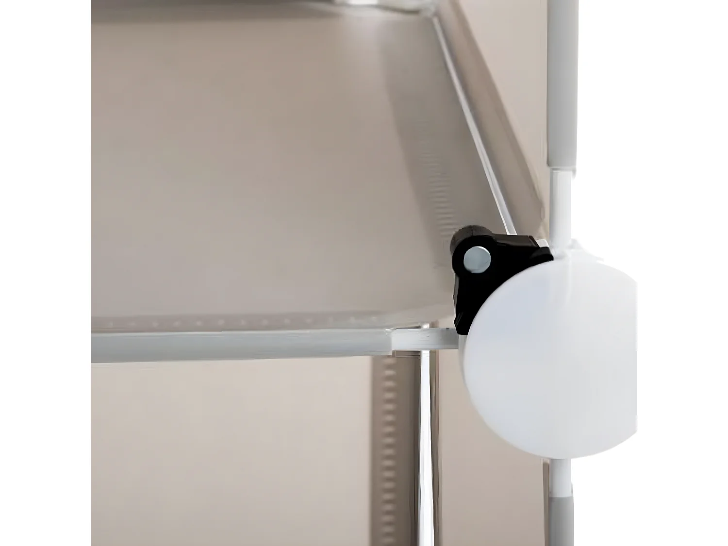 Colonne de rangement coloris Gris en Polypropylène - Dim : L34x l140 x H32 cm