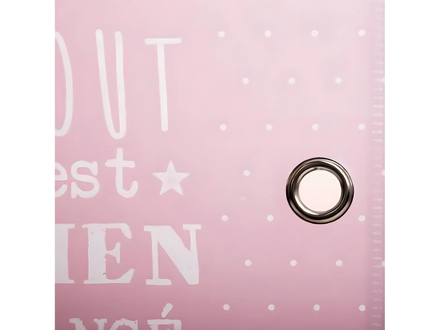 Colonne de rangement coloris Rose en Polypropylène - Dim : L34x l140 x H32 cm