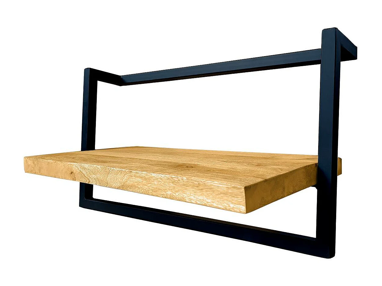 Etagère murale en bois de manguier grand modèle Joie