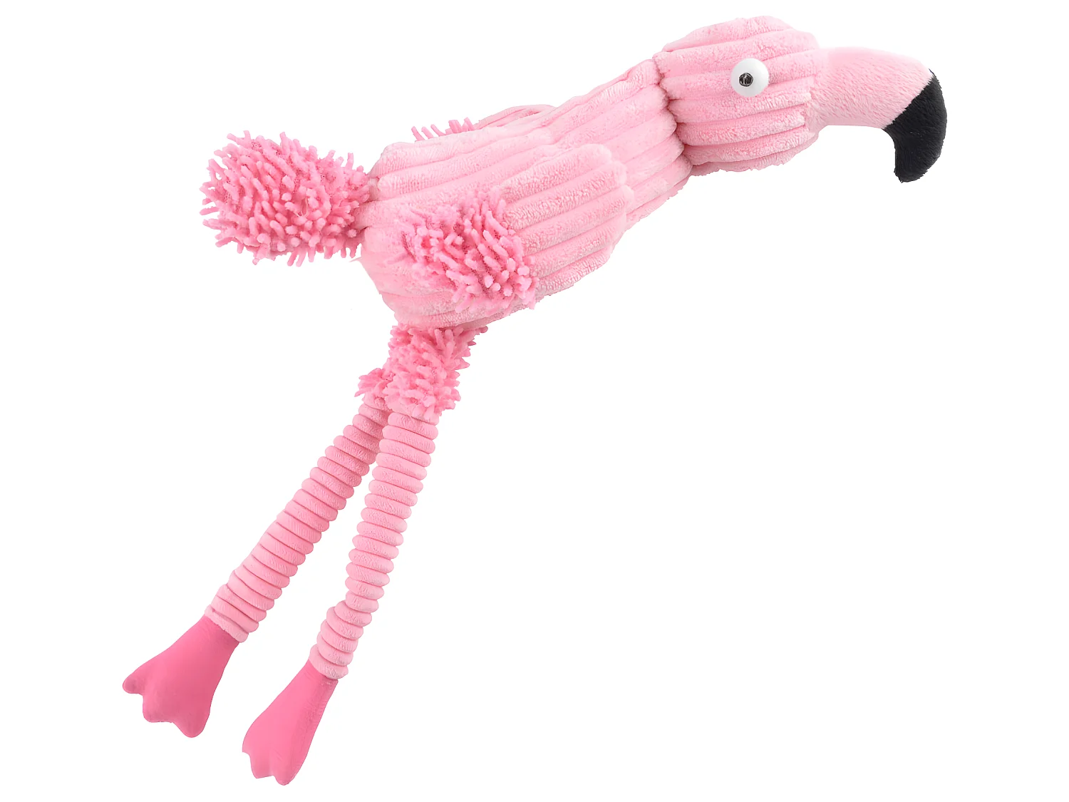 Jouet peluche flamant pour chien