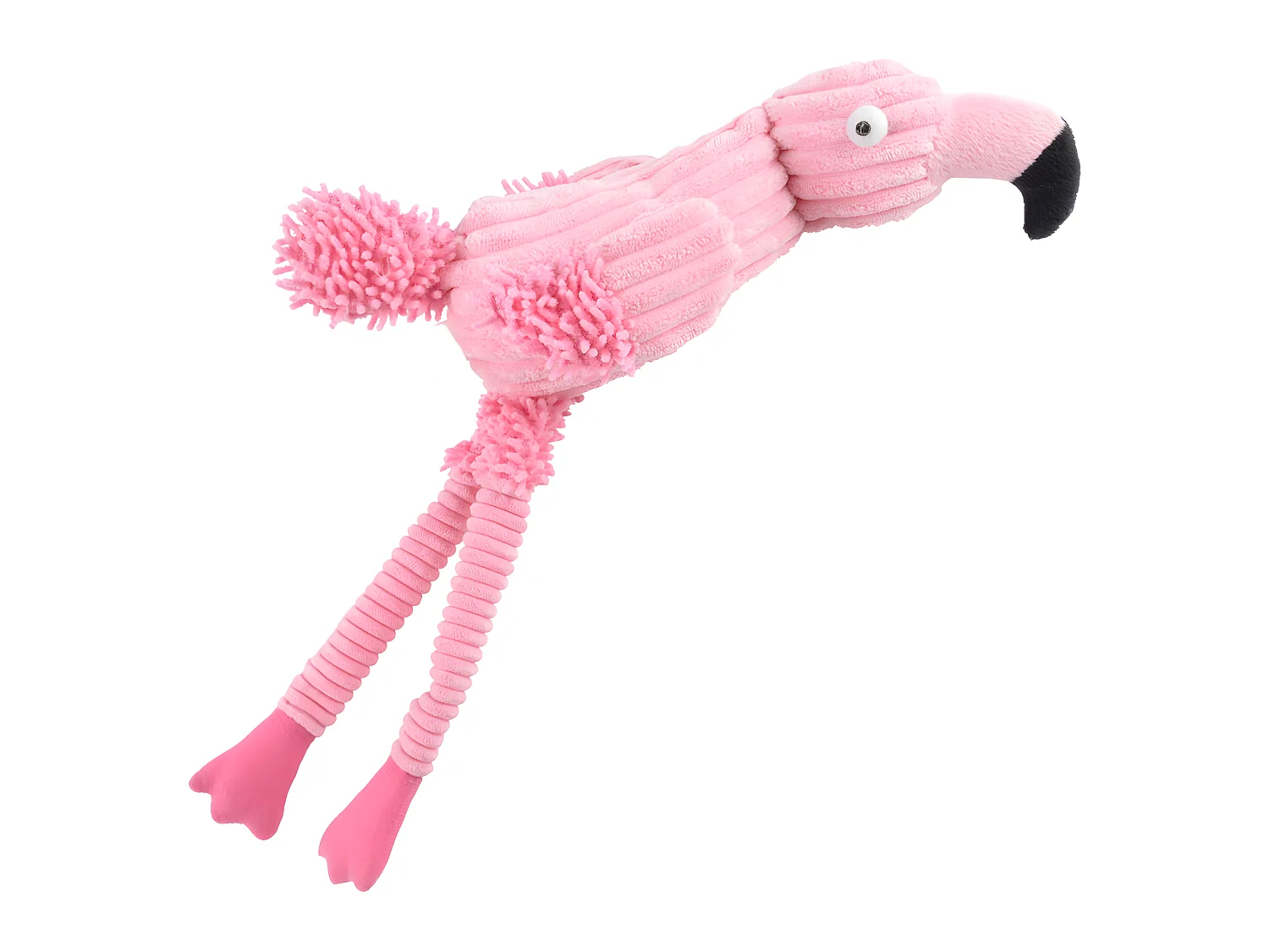 Jouet peluche flamant pour chien