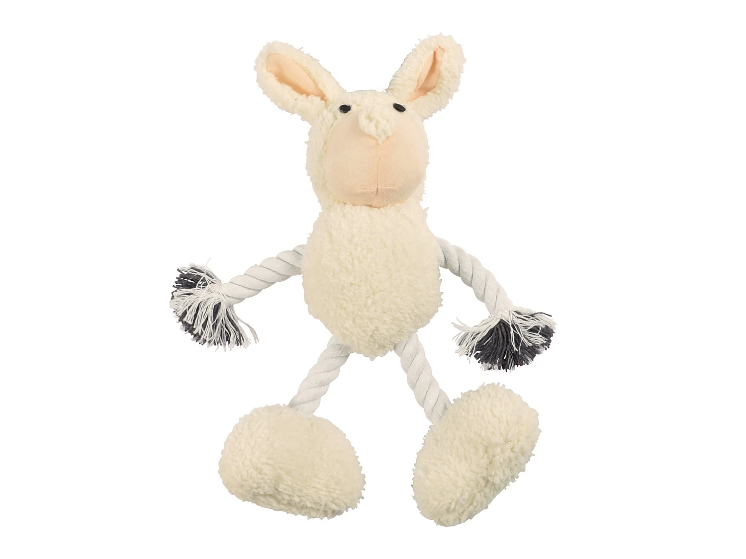 Jouet en peluche lapin pour chien