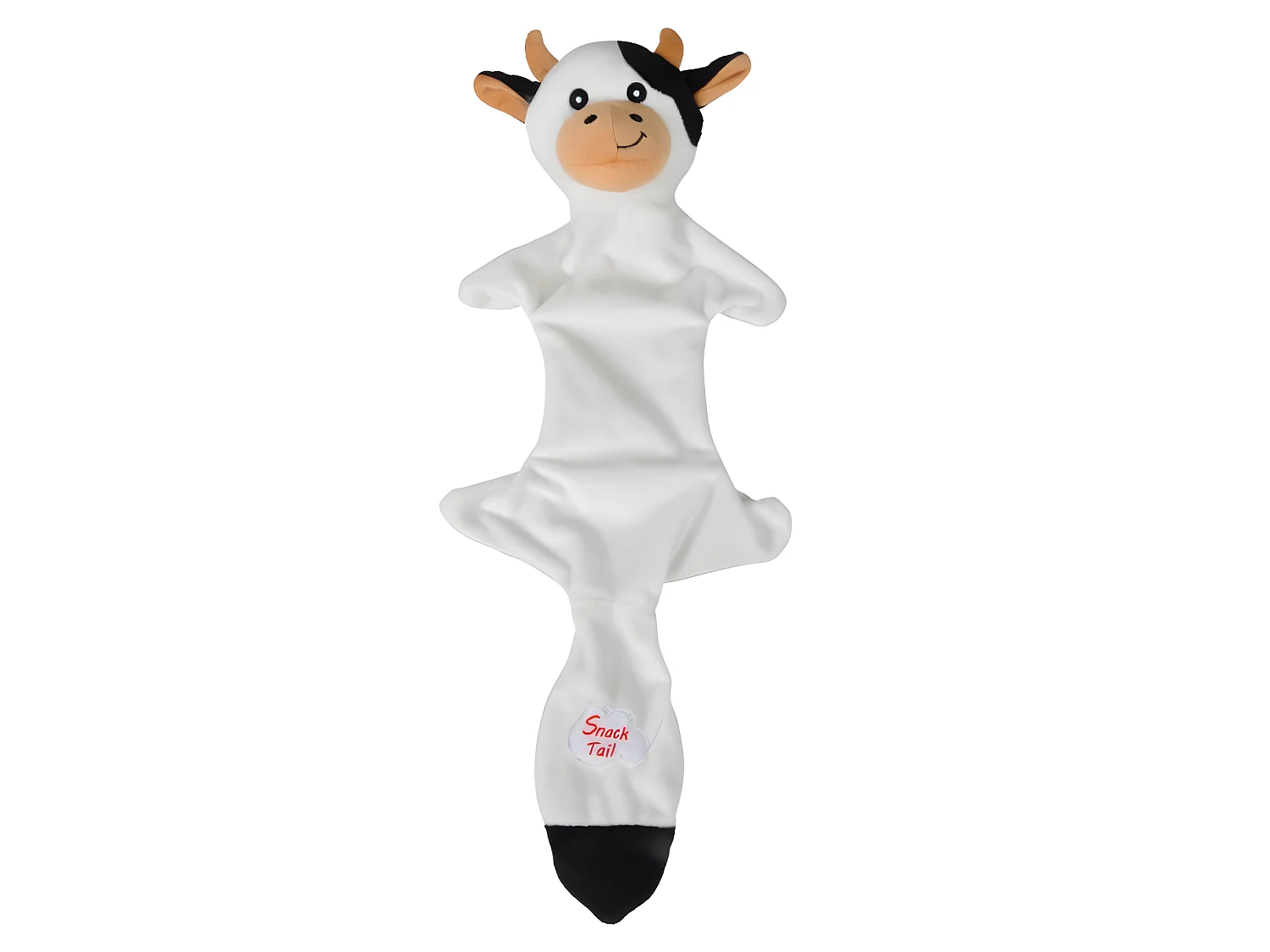 Jouet peluche vache friandises a cacher pour chien