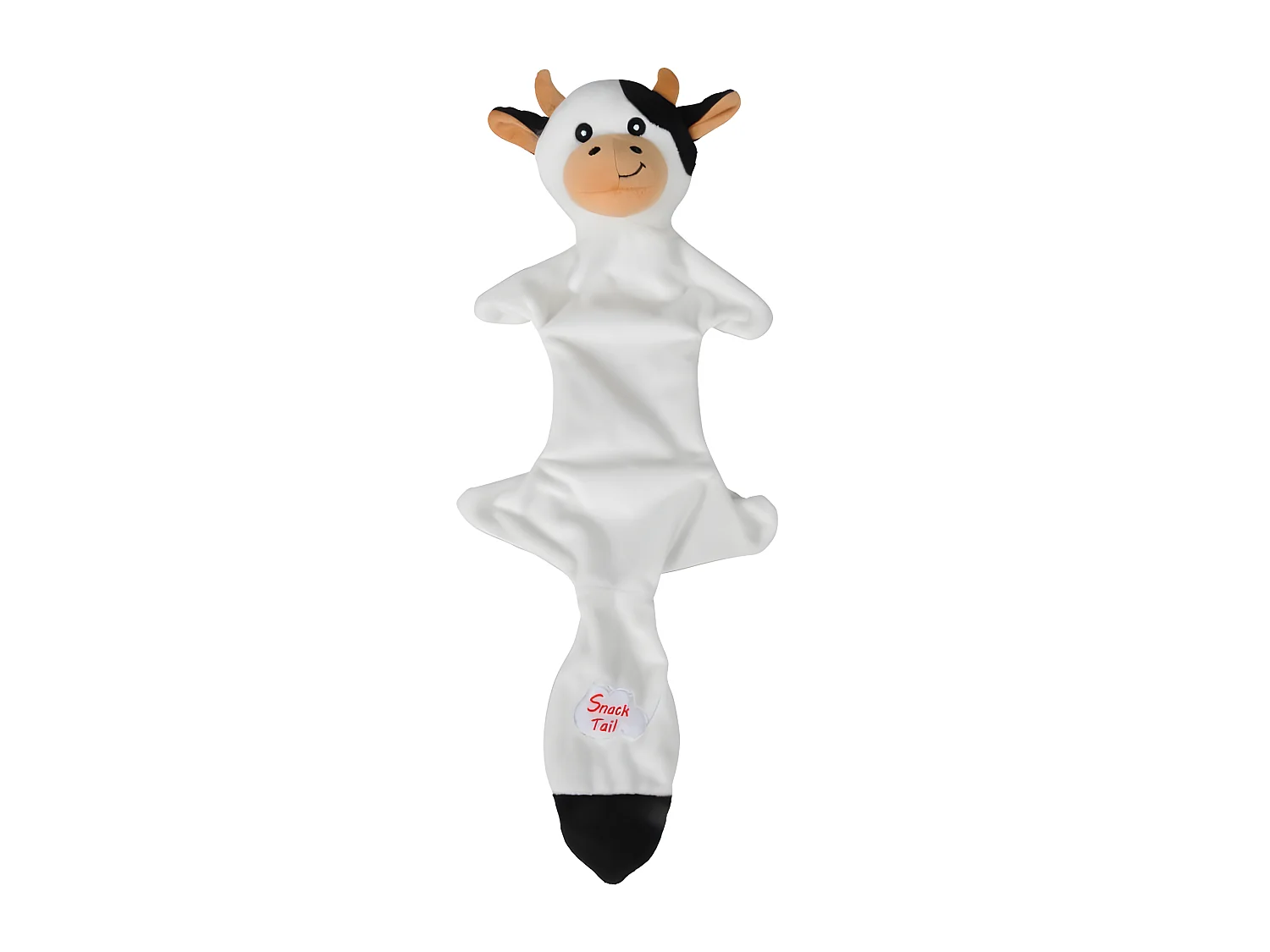 Jouet peluche vache friandises a cacher pour chien