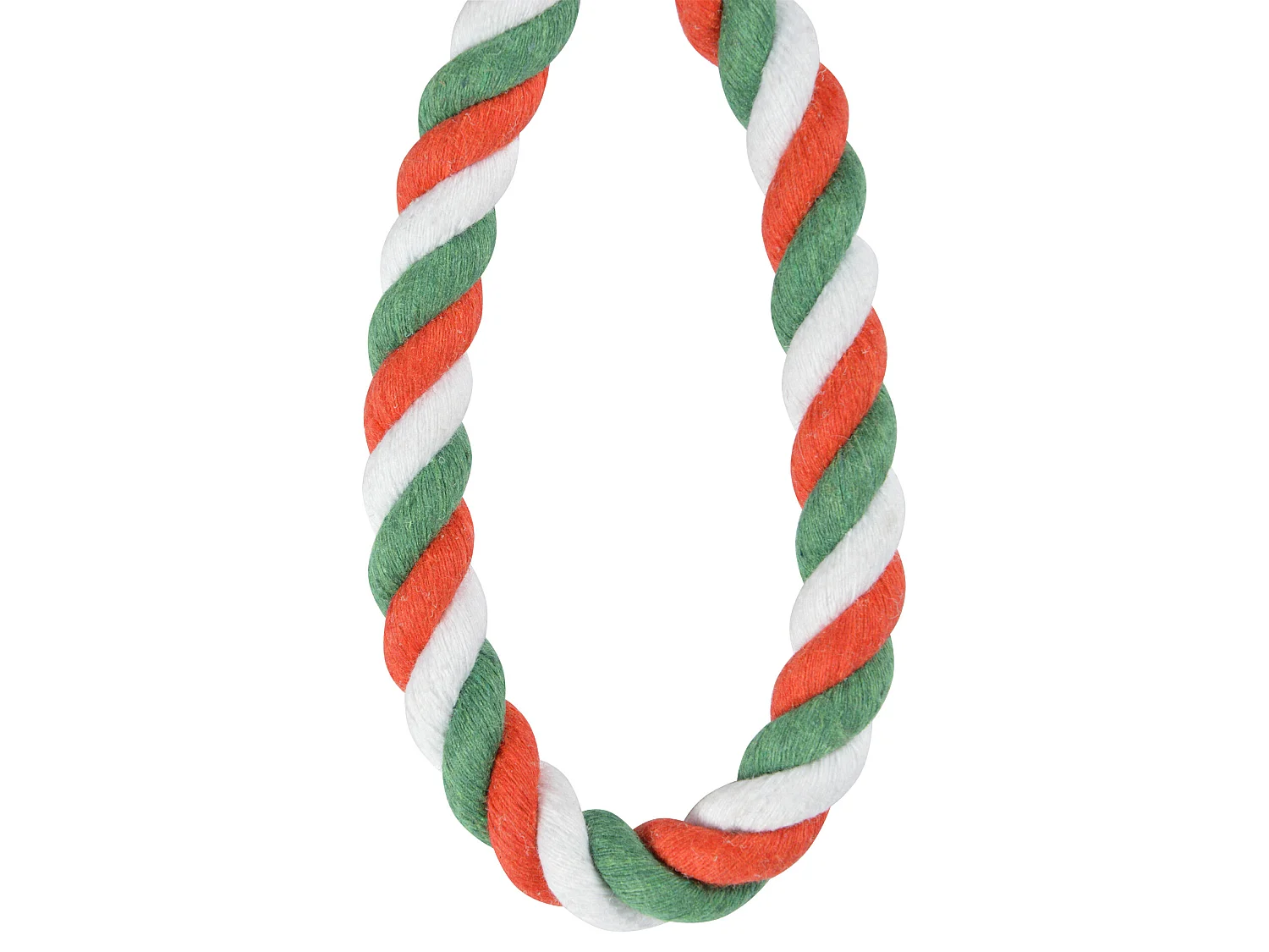 Jouet peluche Pere Noel et corde pour chien