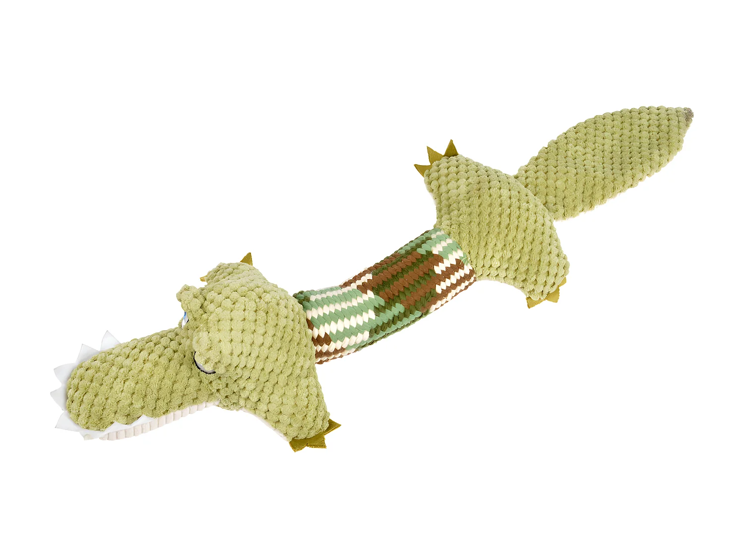 Jouet peluche crocodile pour chien