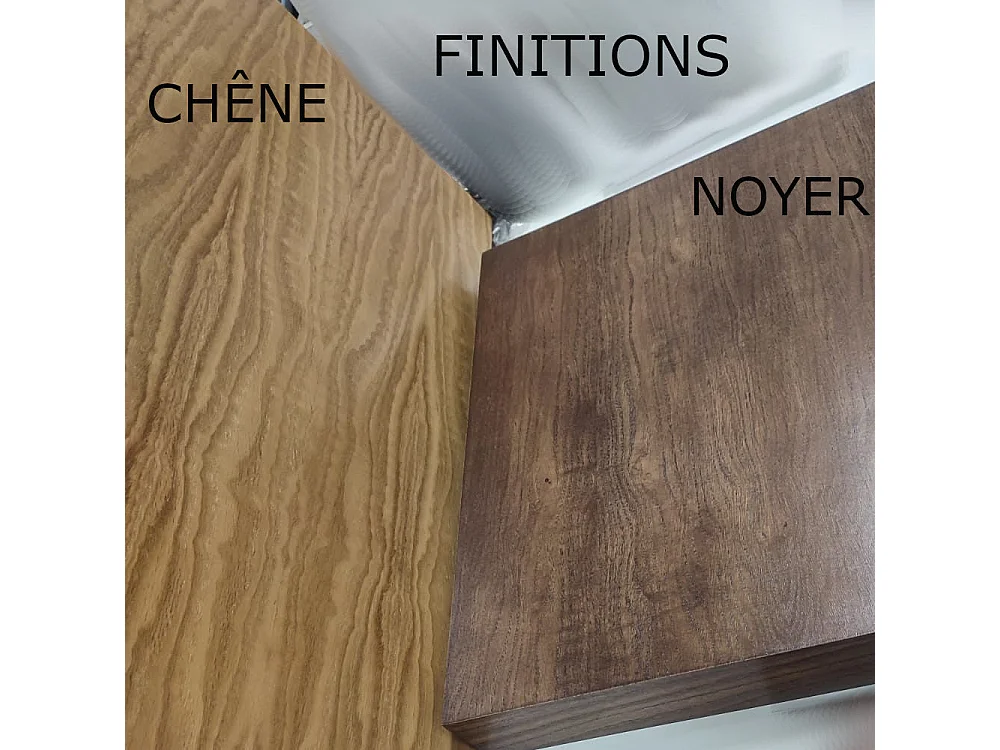 Plan suspendu pour vasque TOP noyer 80 x 46 cm