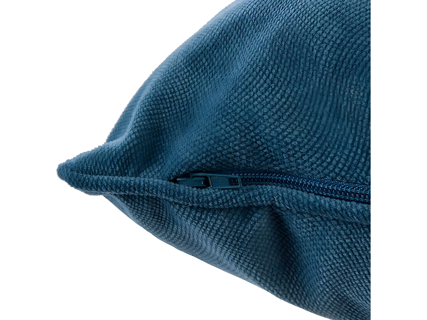 Lot de 6 coussins rectangulaires 100% polyester coloris bleu - Dim : L.50 x l.30 cm