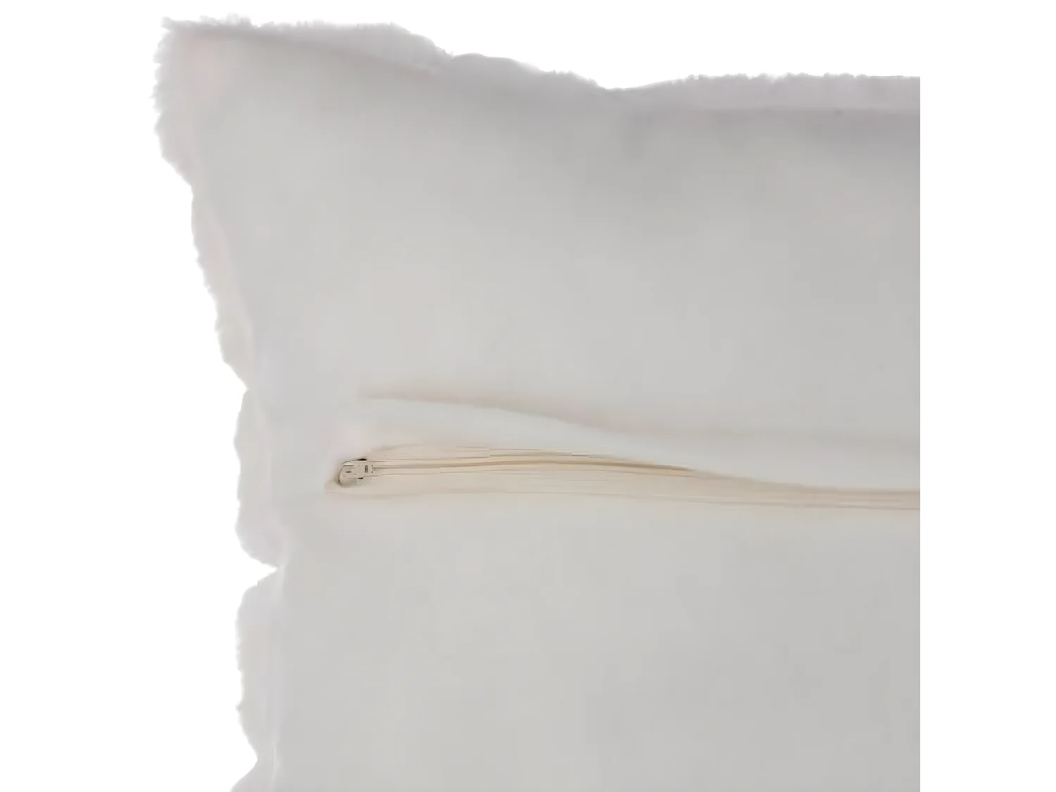 Coussin carré déhoussable, coloris blanc - Dim : 45 x 45 cm