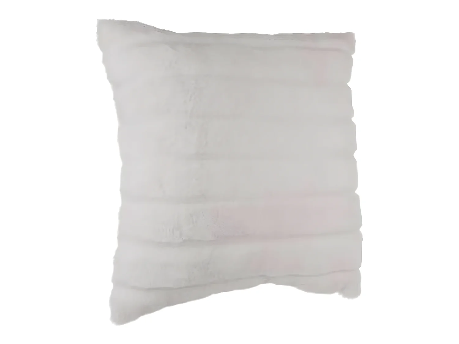 Coussin carré déhoussable, coloris blanc - Dim : 45 x 45 cm