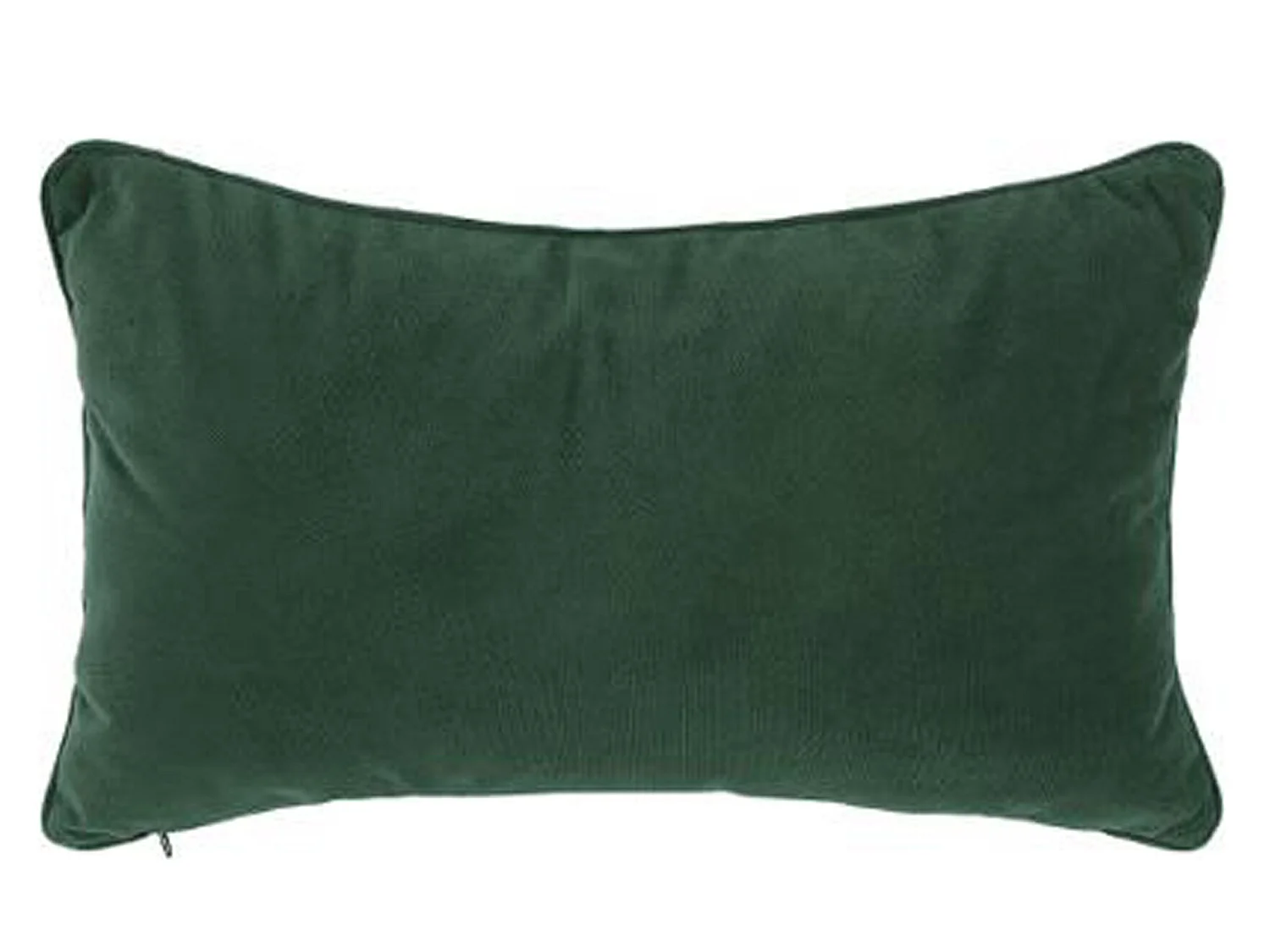 Lot de 6 coussins rectangulaires 100% polyester coloris vert - Dim : L.50 x l.30 cm