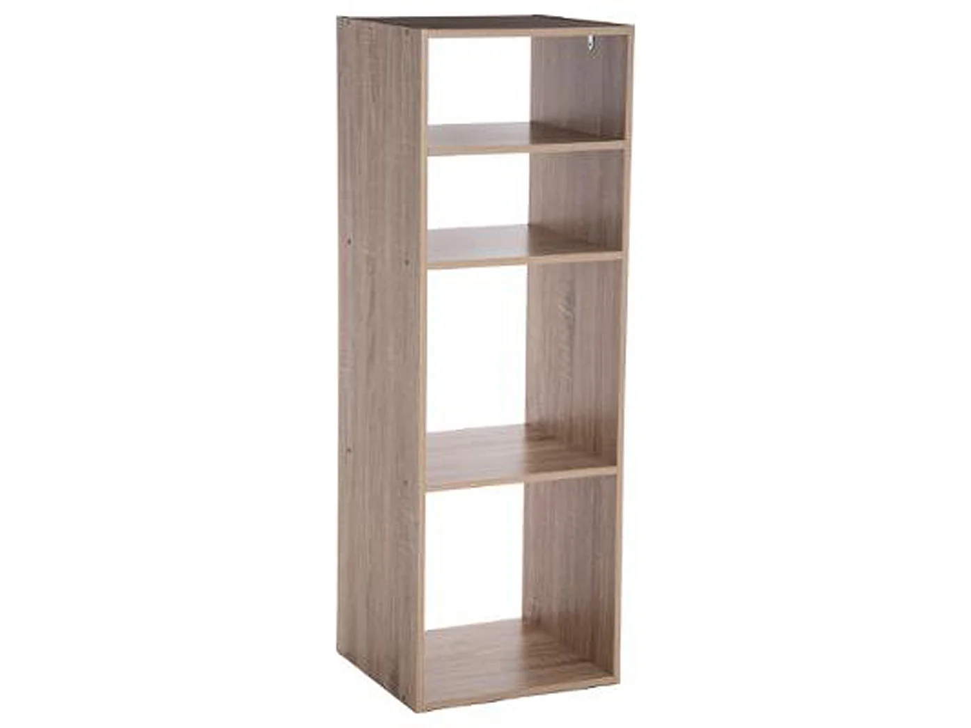 Etagère en panneau de particules, marron - Dim : L.34.4 x P.32 x H.100.5 cm