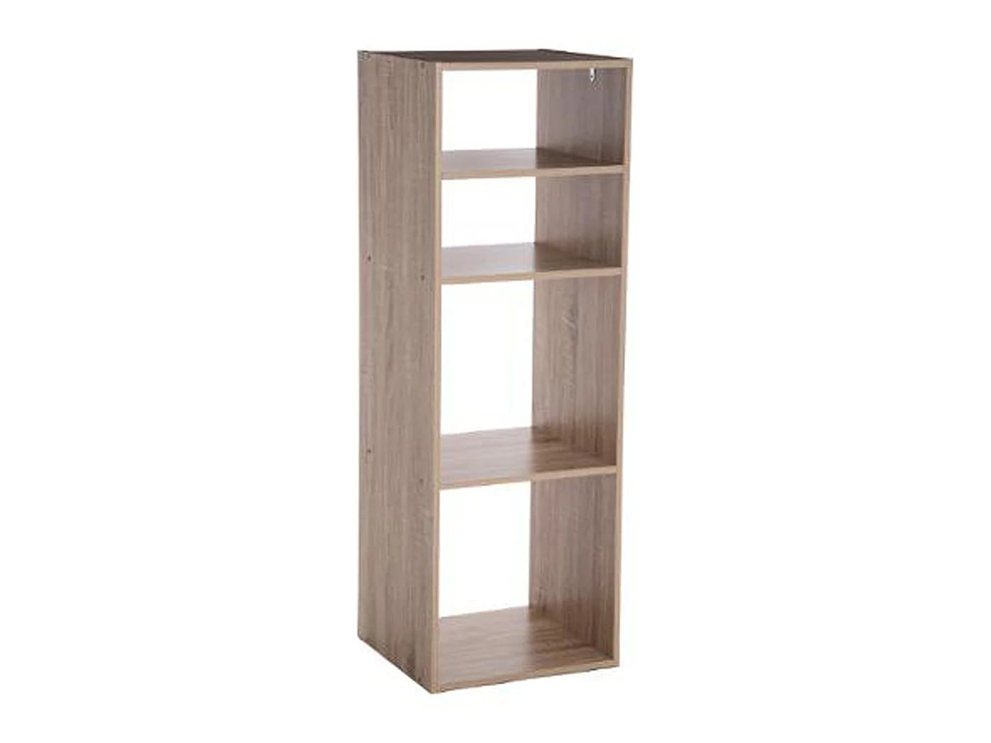 Etagère en panneau de particules, marron - Dim : L.34.4 x P.32 x H.100.5 cm