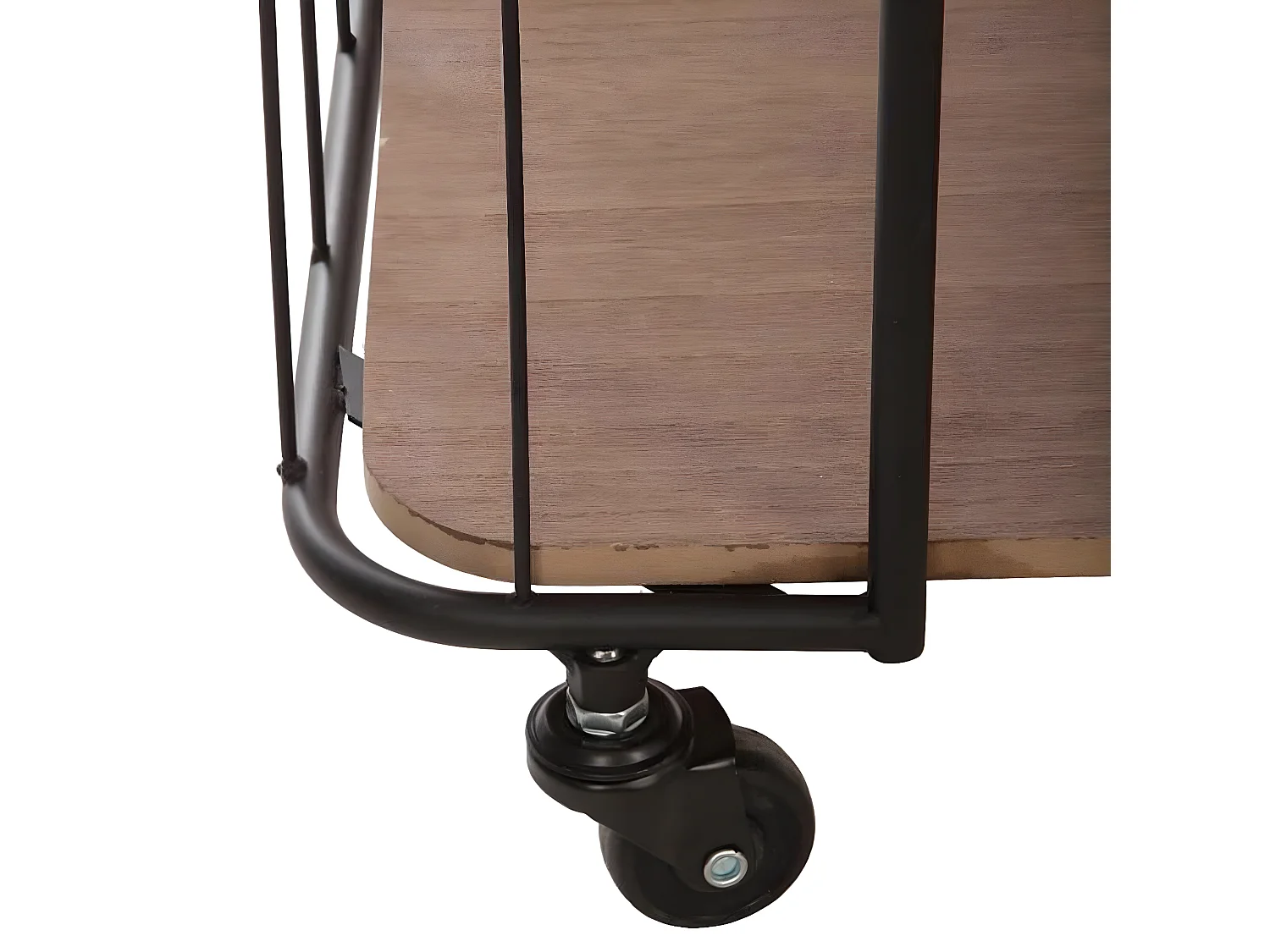 Etagère de 4 niveaux sur roulettes en Métal - 70 x 31 x 97,5 cm