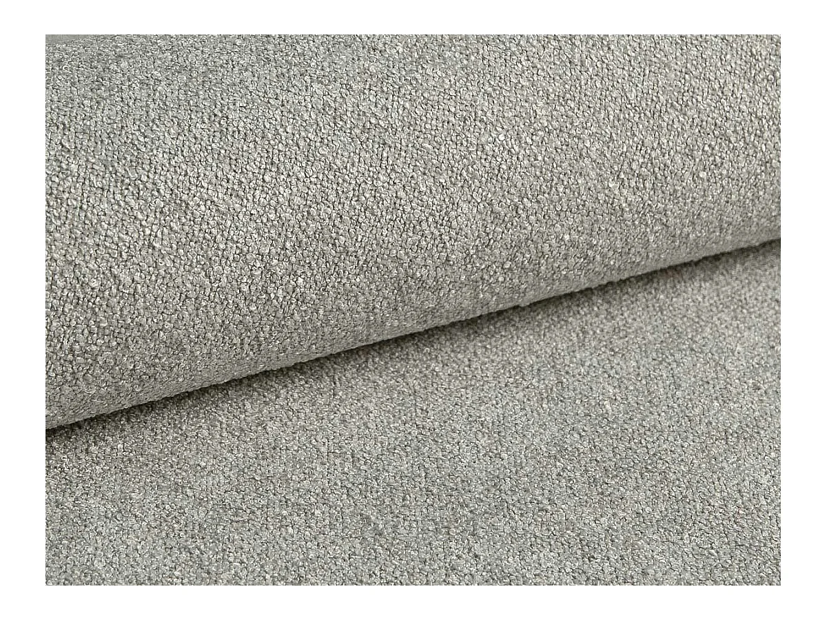 Sofá rinconera izquierda de tela gris claro FRIDORA