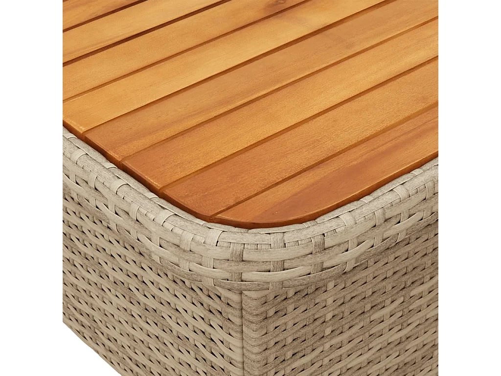 Set de sofás de jardín 2 pzas y cojines ratán sintético marrón