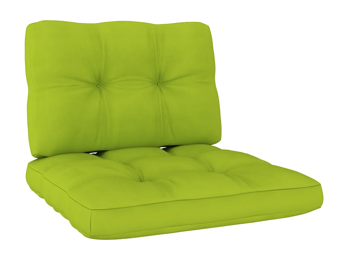 3-tlg. Garten-Lounge-Set mit Kissen Kiefernholz Imprägniert
