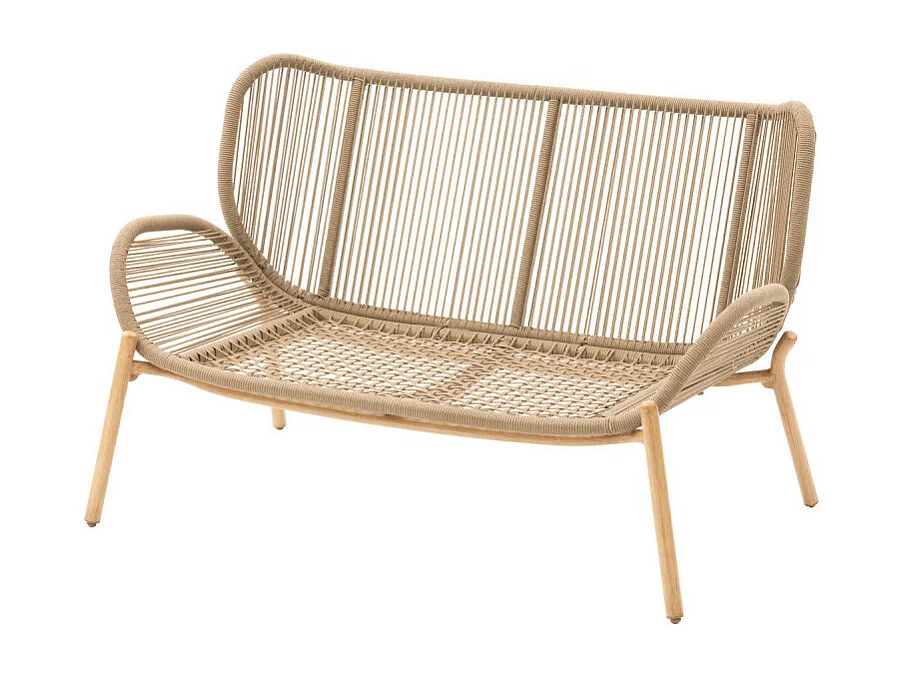 Canapé de jardin 2 places Meloane taupe Hespéride