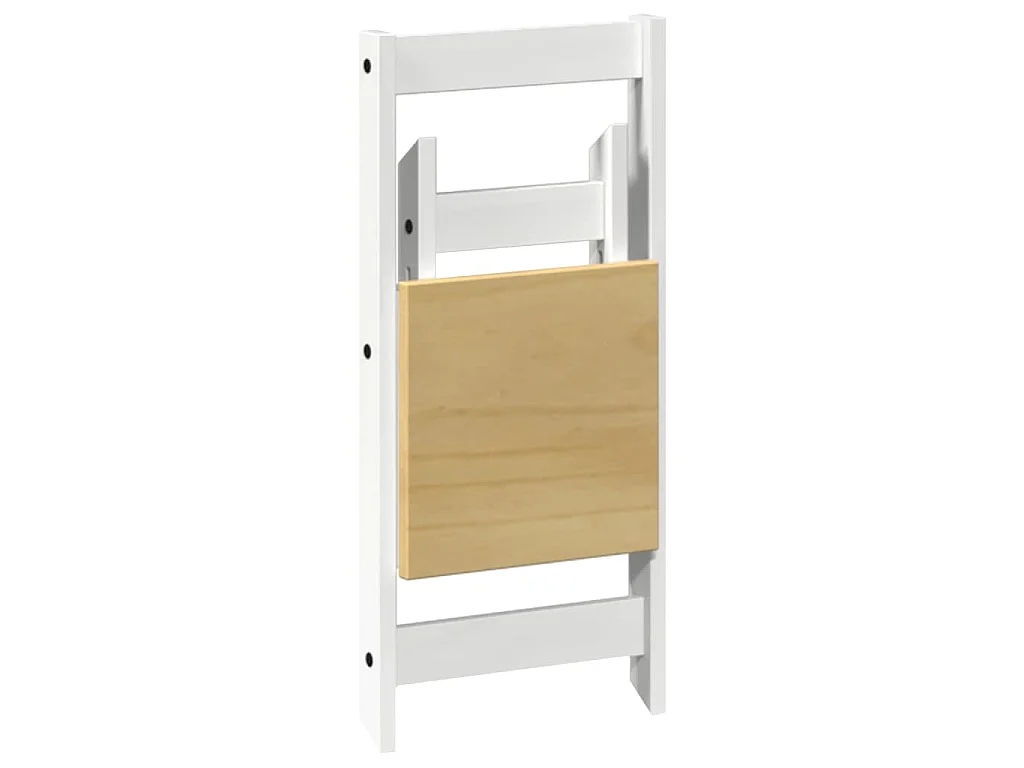 Set comedor plegable mariposa 5 pzas Corona madera pino blanco