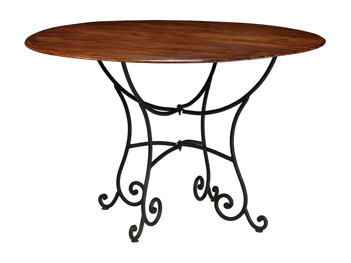 Conjunto de mesa de jantar 5 pcs madeira de acácia maciça