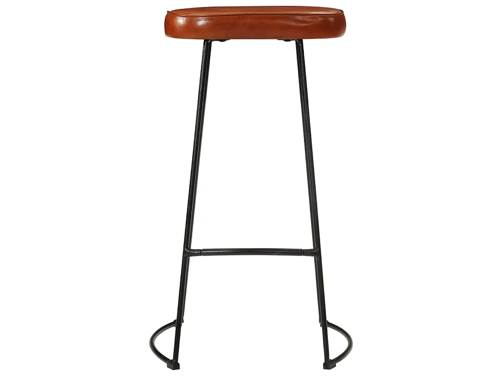 Ensemble de bar 5 pcs bois de manguier brut massif et métal