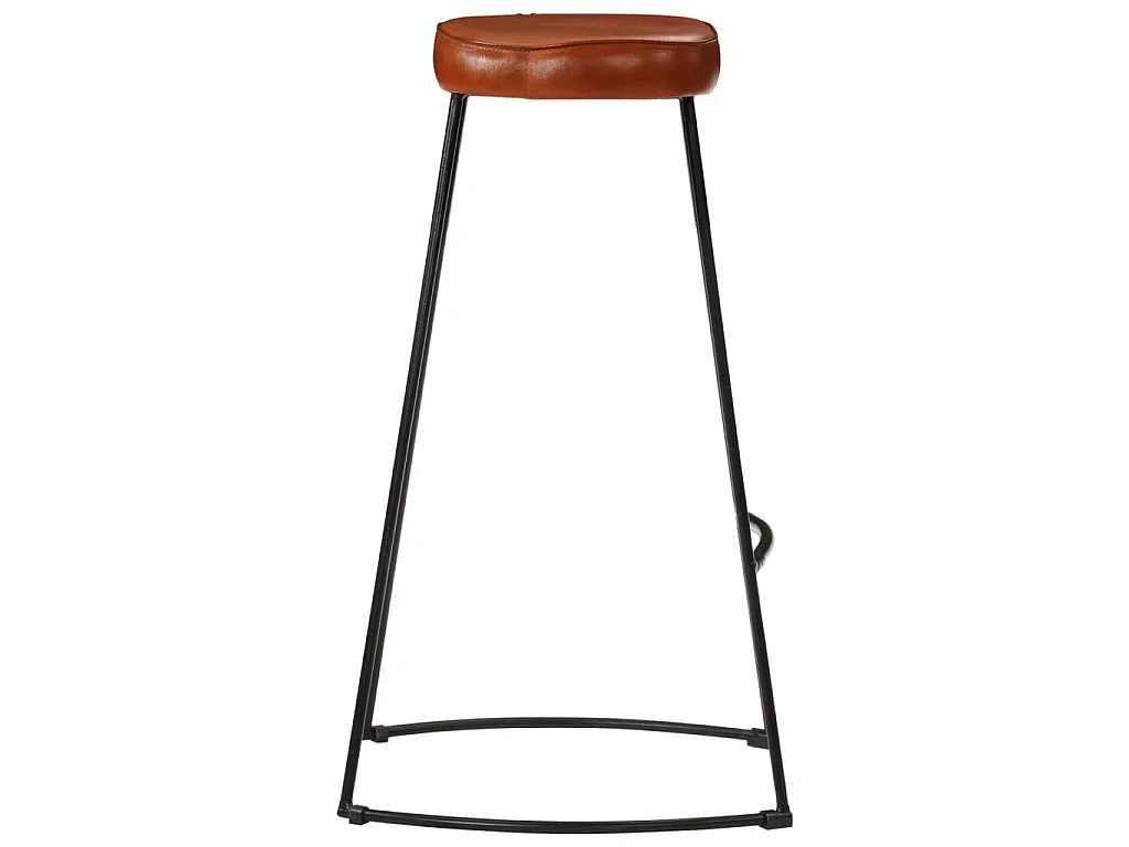 Ensemble de bar 5 pcs bois de manguier brut massif et métal