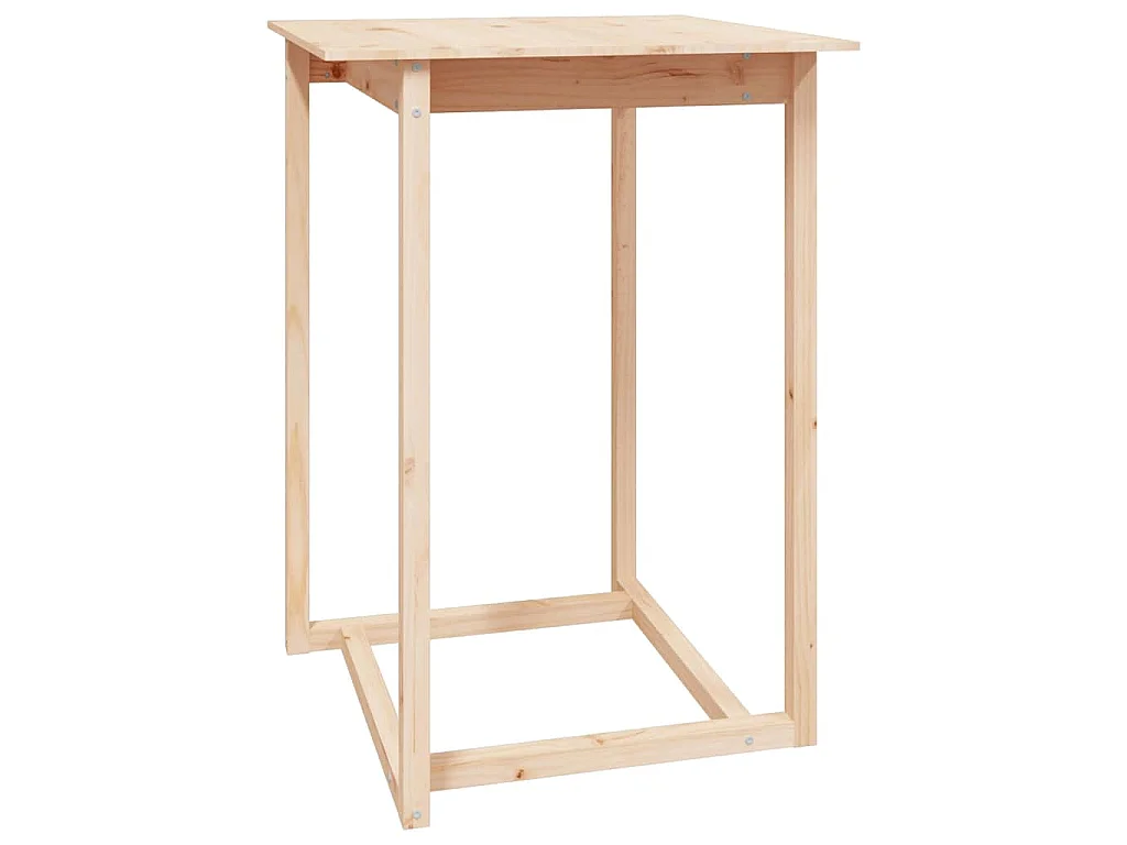 Ensemble de bar 5 pcs Bois de pin massif