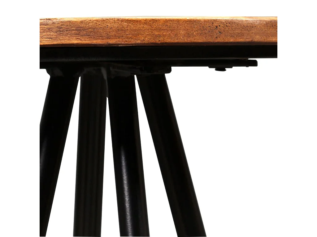 Ensemble de bar 9 pcs Bois d'acacia et de récupération massif