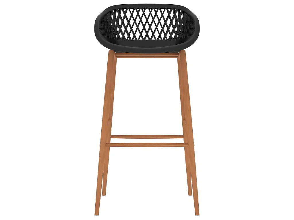 7 pcs conjunto de bar branco e preto