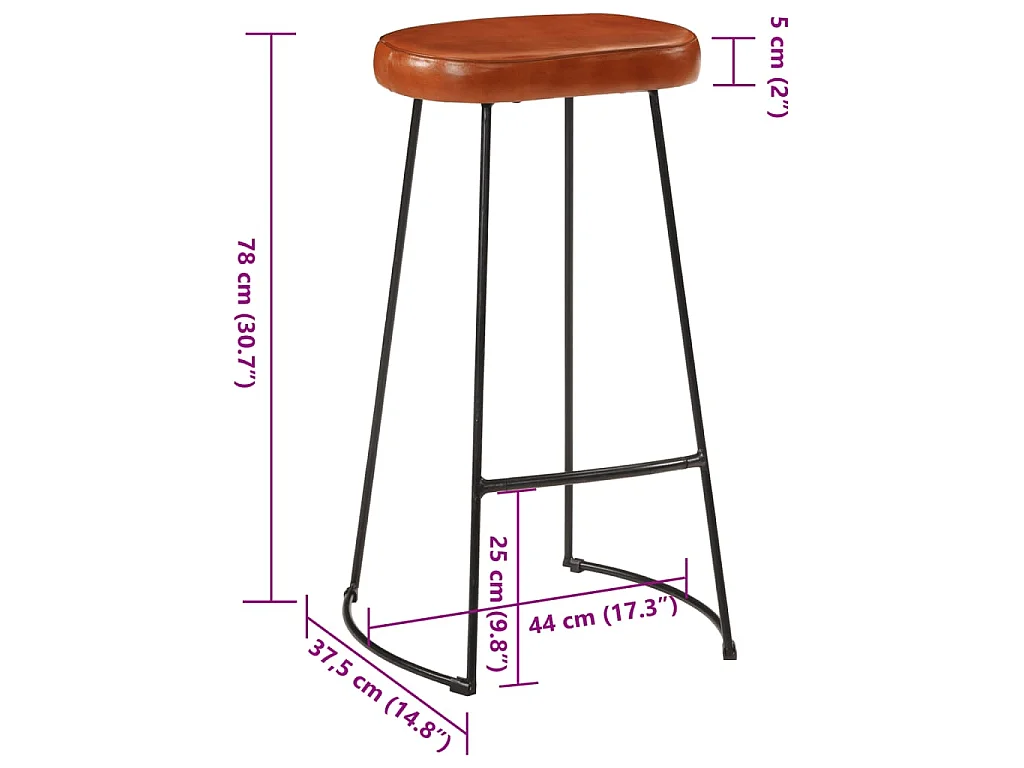 Ensemble de bar 3 pcs bois de manguier brut massif et métal