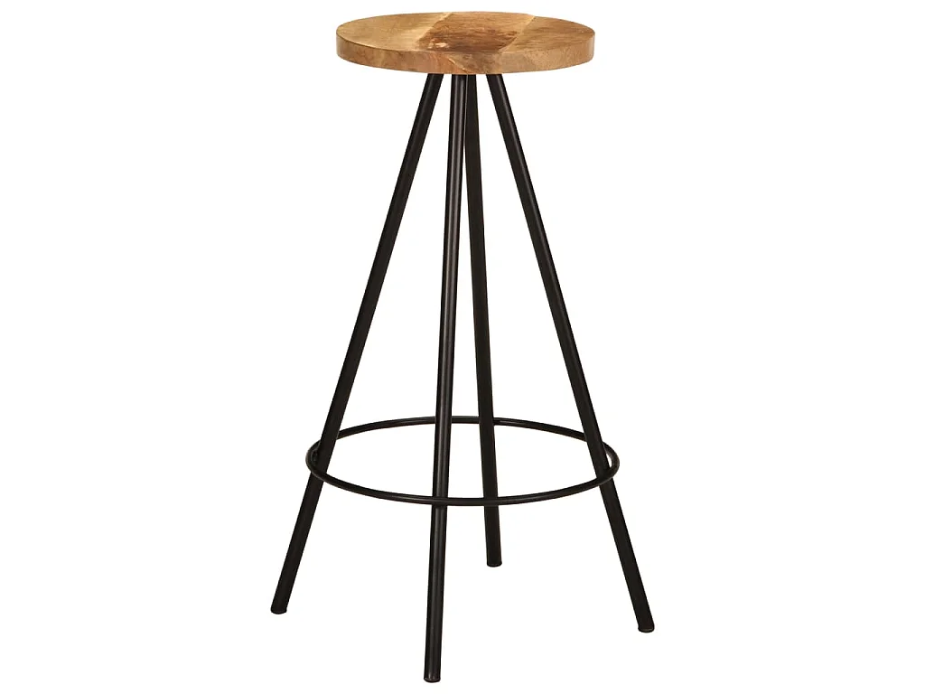 Ensemble de bar 5 pcs bois de manguier massif