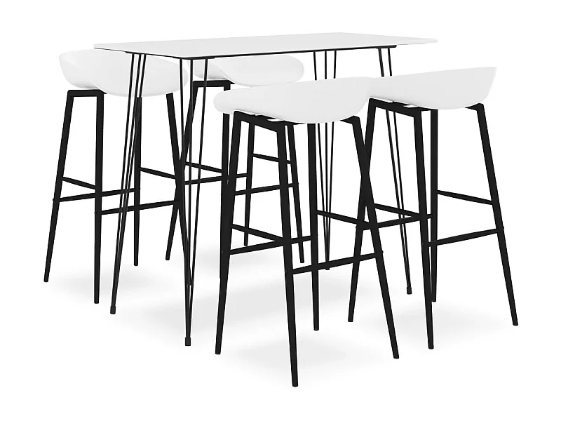 Ensemble de bar 5 pcs Blanc