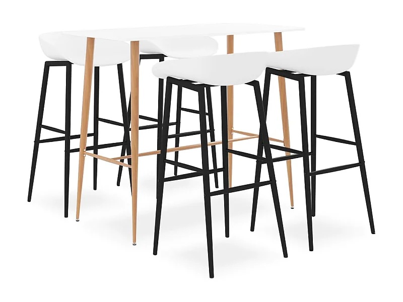 Ensemble de bar 5 pcs Blanc