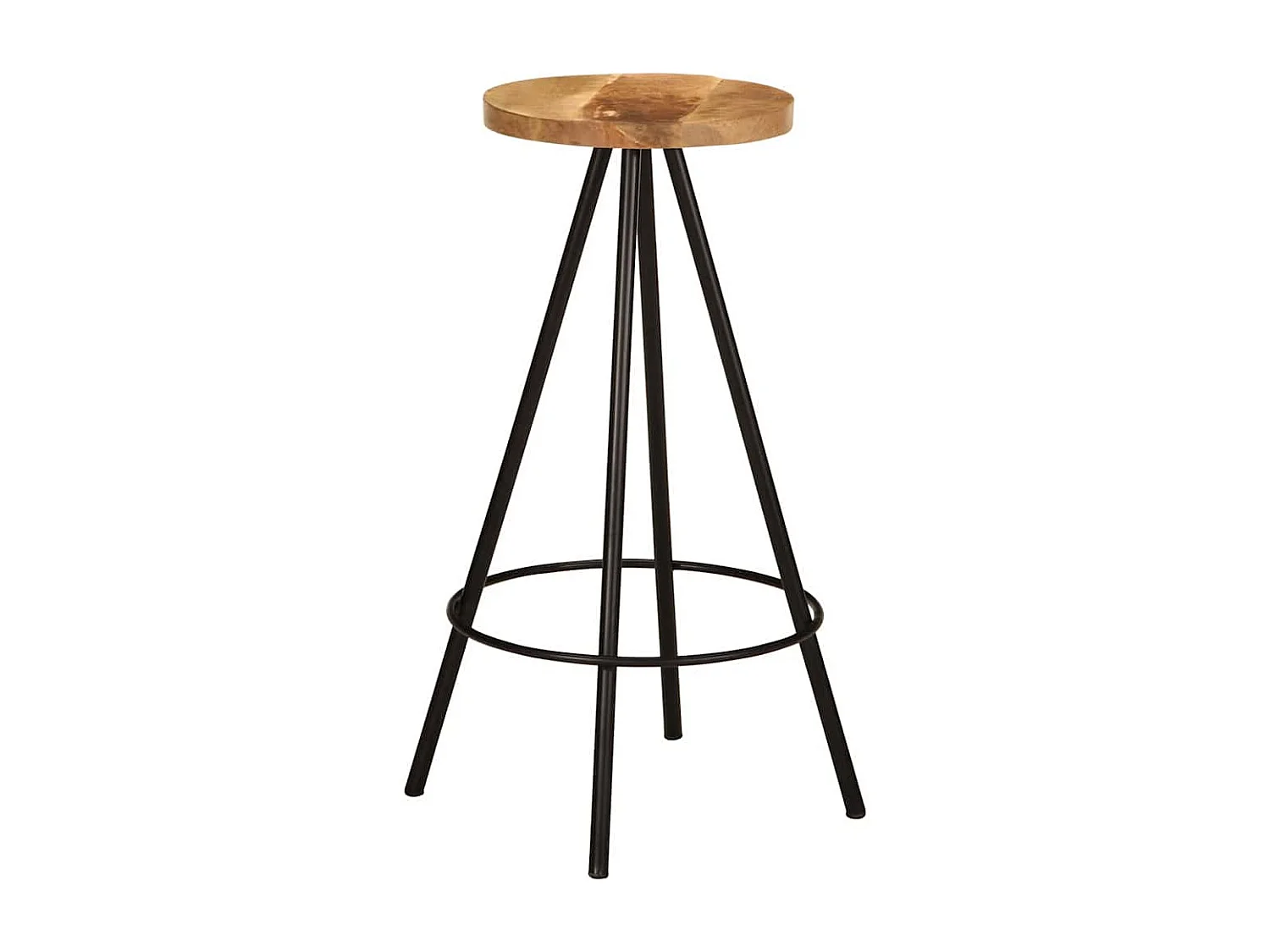 Ensemble de bar 7 pcs bois de manguier massif