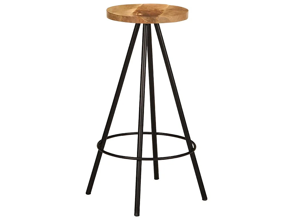 Ensemble de bar 7 pcs bois de manguier massif