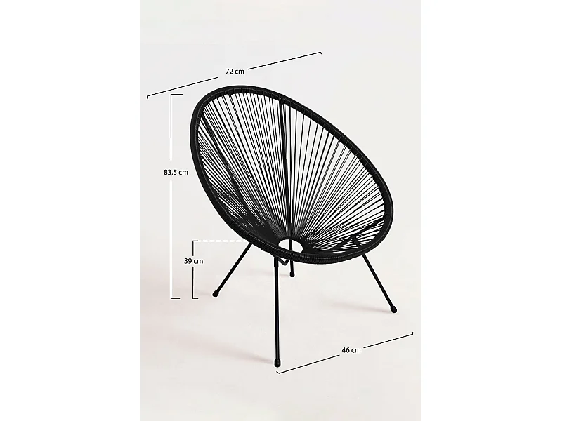 Sillas - Silla Karibic - Negro