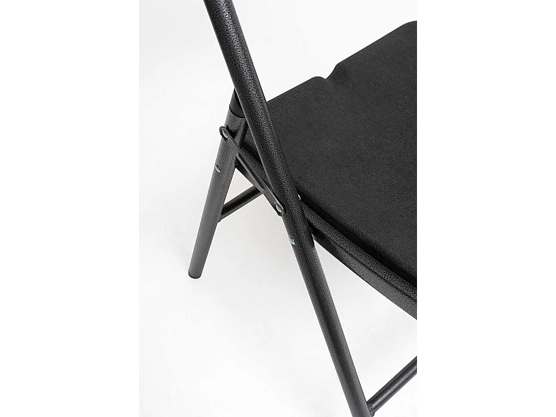 Packs Sillas Plegables - Pack 6 Sillas Plegables de jardín Resin - Negro