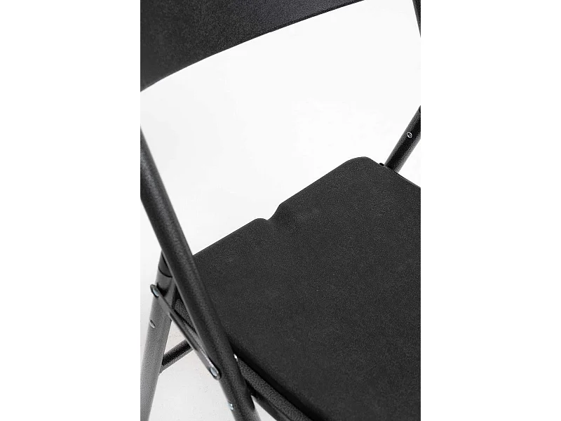 Packs Sillas Plegables - Pack 6 Sillas Plegables de jardín Resin - Negro