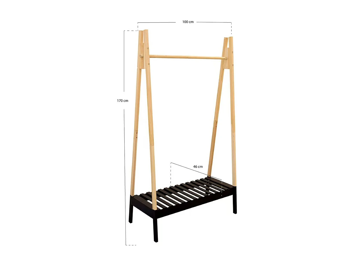 Percheros - Perchero Dozy - Negro