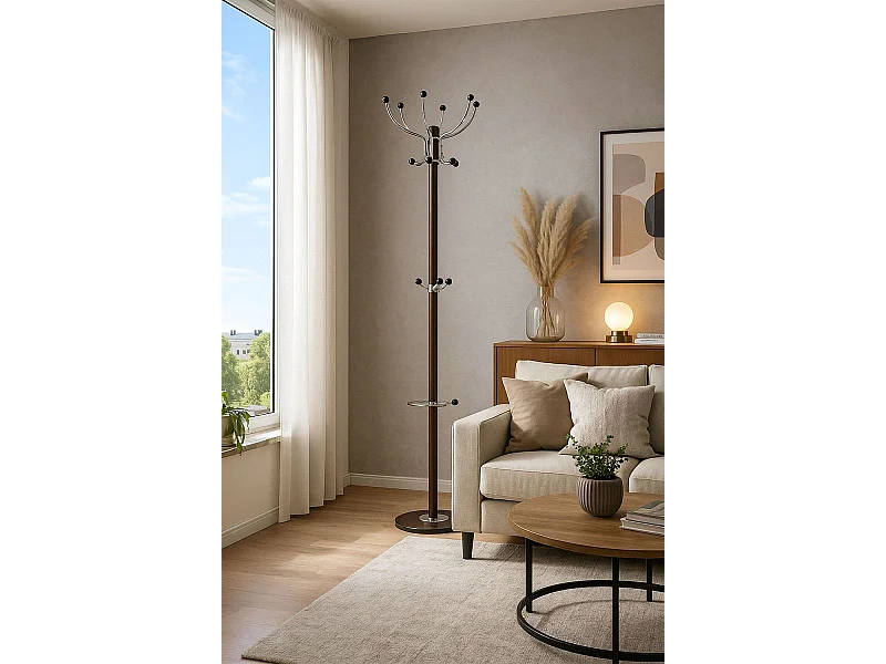 Percheros - Perchero Osma - Marrón