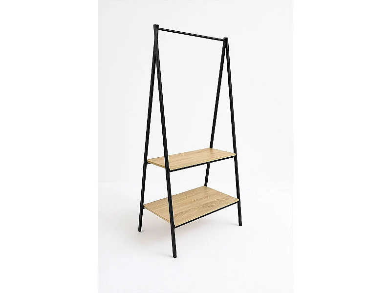 Percheros - Perchero Madera con Estantes Syen